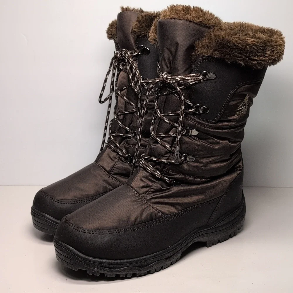 Arctiv8 Alaska 2 thinsulate brown winter boots womans size 10 EU 42